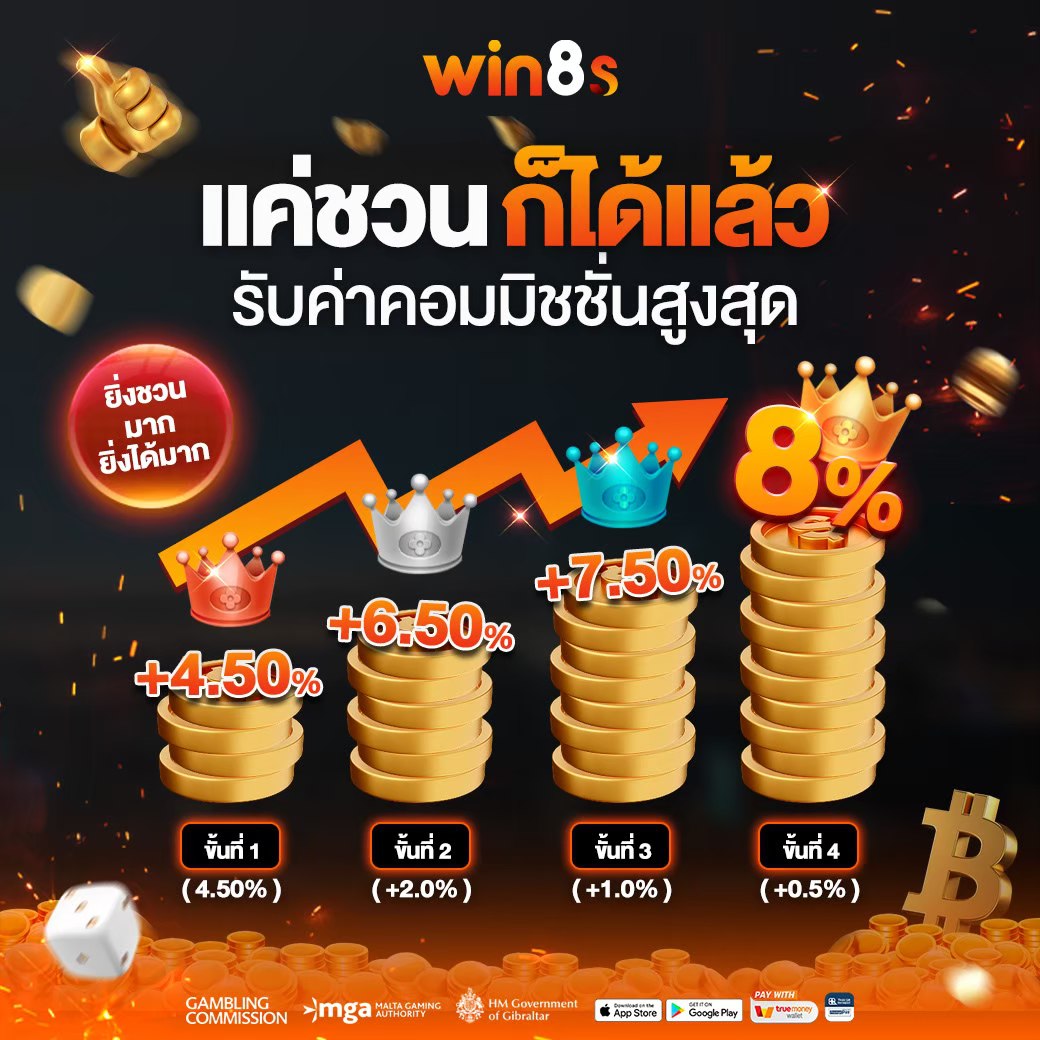 แค่ชวนก็ได้แล้ว รับค่าคอมมิสชั่นสูงสุด win8s